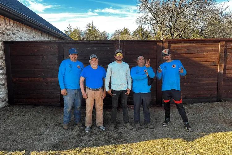 The Metro Fence Installation Company OKC team in Oklahoma City