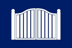 Newly installed residential fence in Oklahoma City