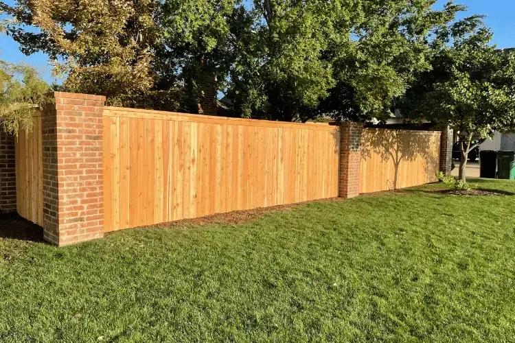 Wood, iron and chain link fences installed by Metro Fence across the Oklahoma City metro, including Blanchard
