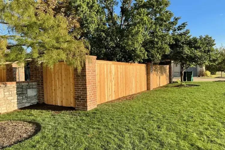 Wood, iron and chain link fences installed by Metro Fence across the Oklahoma City metro, including Choctaw