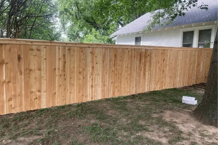 Wood, iron and chain link fences installed by Metro Fence across the Oklahoma City metro, including Harrah