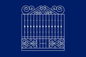 Ornamental iron fence installed at an Oklahoma City home