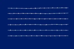 Barbed wire farm fence installed on Oklahoma acreage
